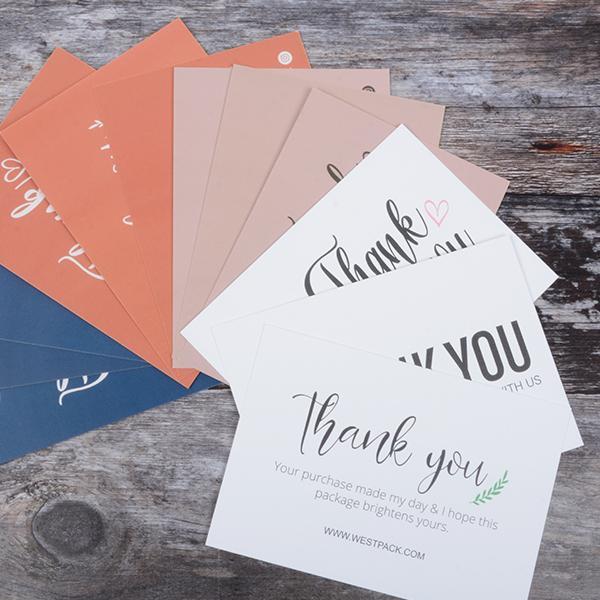 Unboxing & gratis grafik: ”Thank you”-kort til dine forsendelser